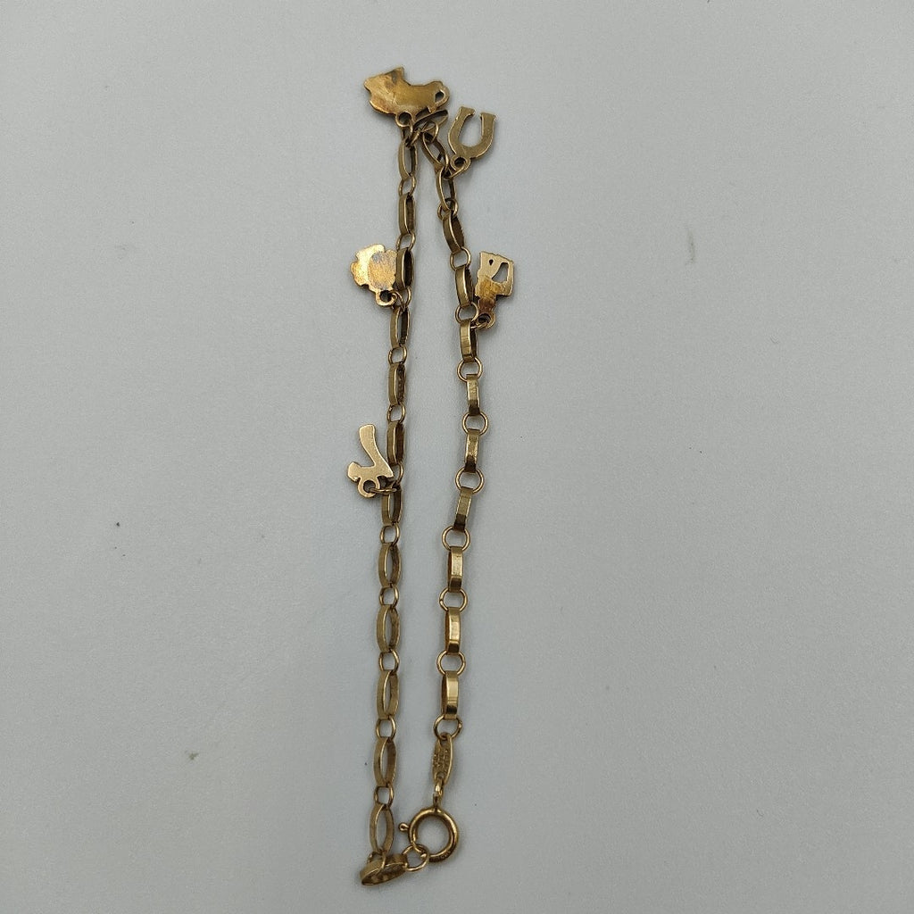 DIJE,PULSERA ORO 14 K 3,60 GRMS (SEMINUEVO)