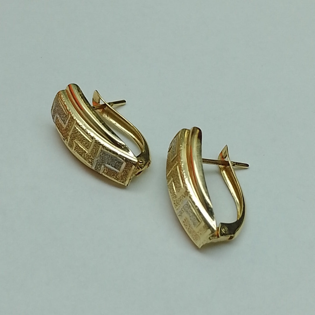 ARETES PAR ORO 14 K 2.9 GRMS (SEMINUEVO)