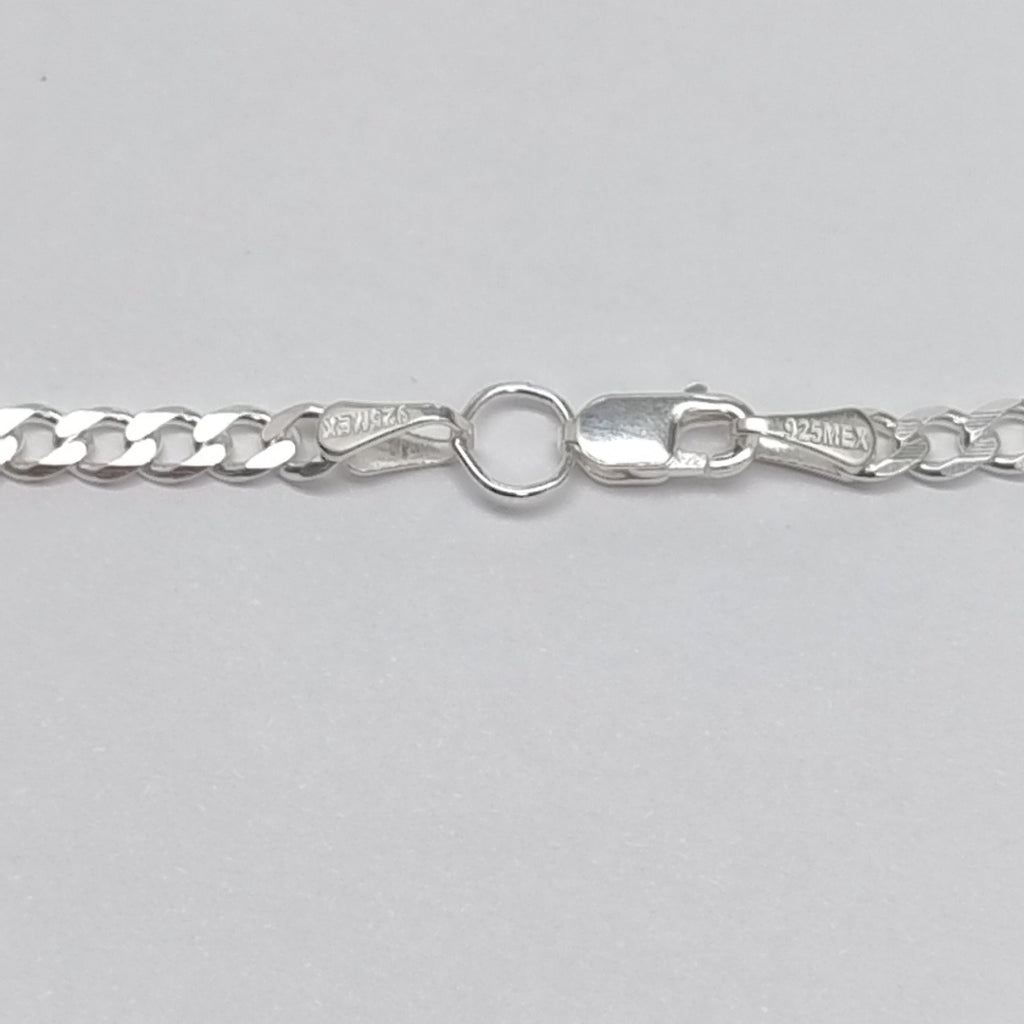 CADENA BARBADA PLATA .925 55 CM 8.02 GR (NUEVO)