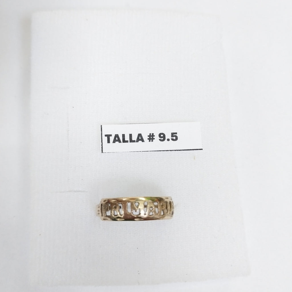 ANILLO DE GRADUACIÓN ORO 10 K 0.9 GRMS (SEMINUEVO)