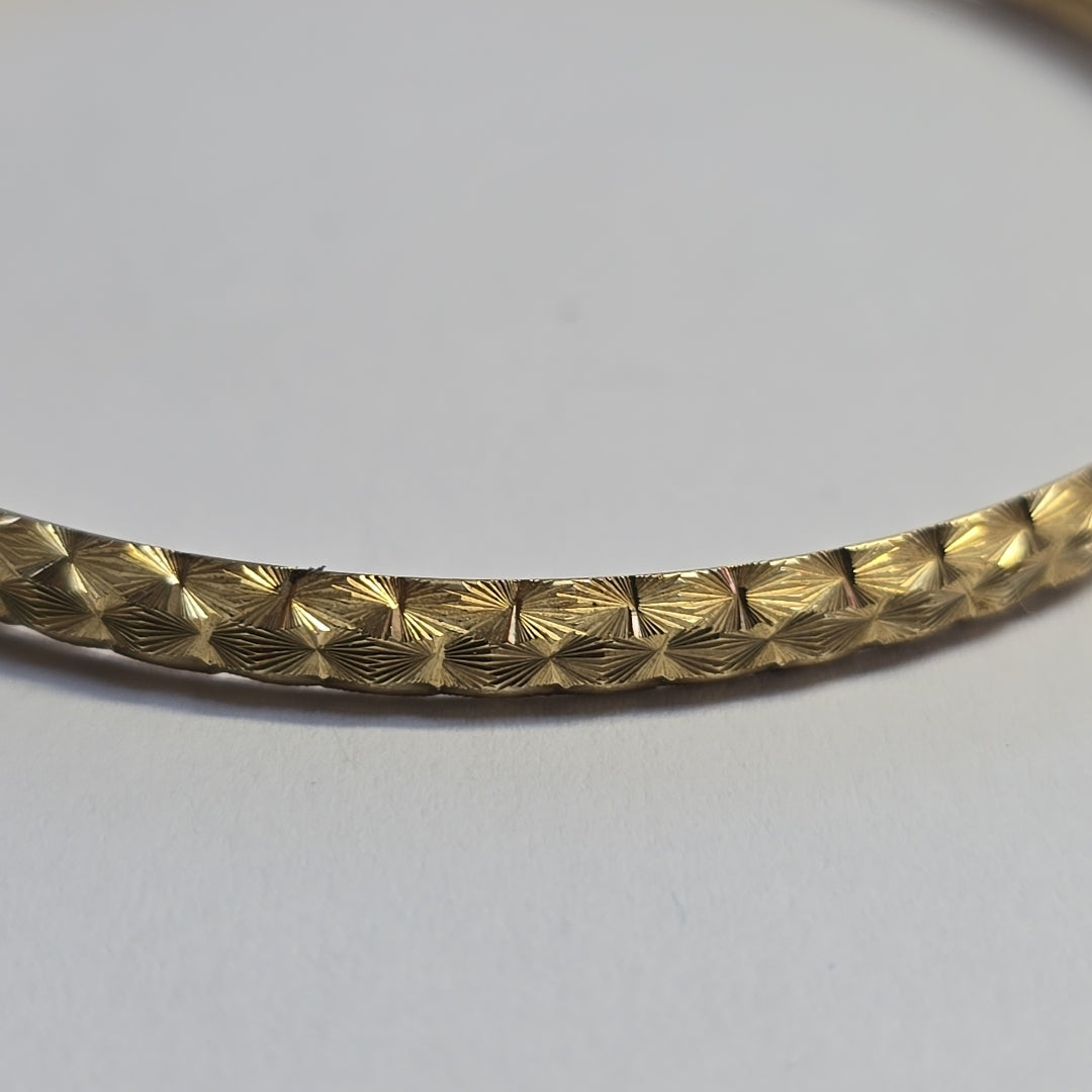 PULSERA RIGIDA ORO 8 K 3,90 GRMS (SEMINUEVO)