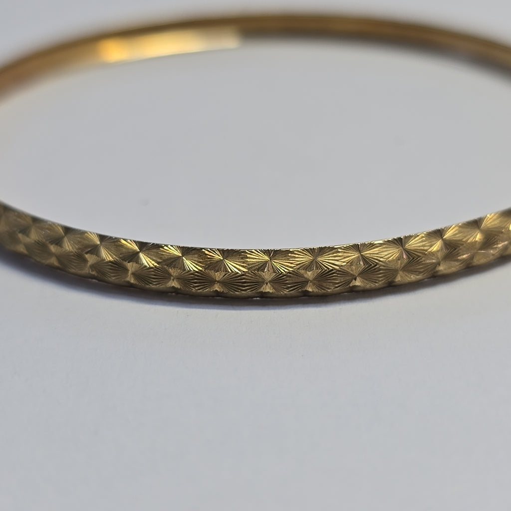 PULSERA RIGIDA ORO 8 K 3,60 GRMS (SEMINUEVO)
