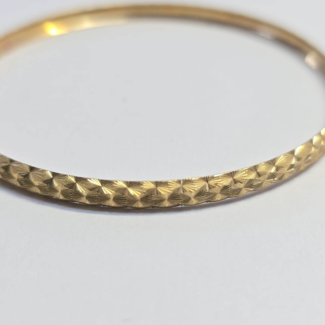 PULSERA RIGIDA ORO 8 K 3,70 GRMS (SEMINUEVO)