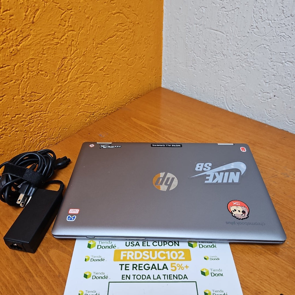 LAPTOP HP CHROMEBOOK PLUS X360 14B-CD0023DX (2024) 256 GB SSD 8 GB RAM (SEMINUEVO)
