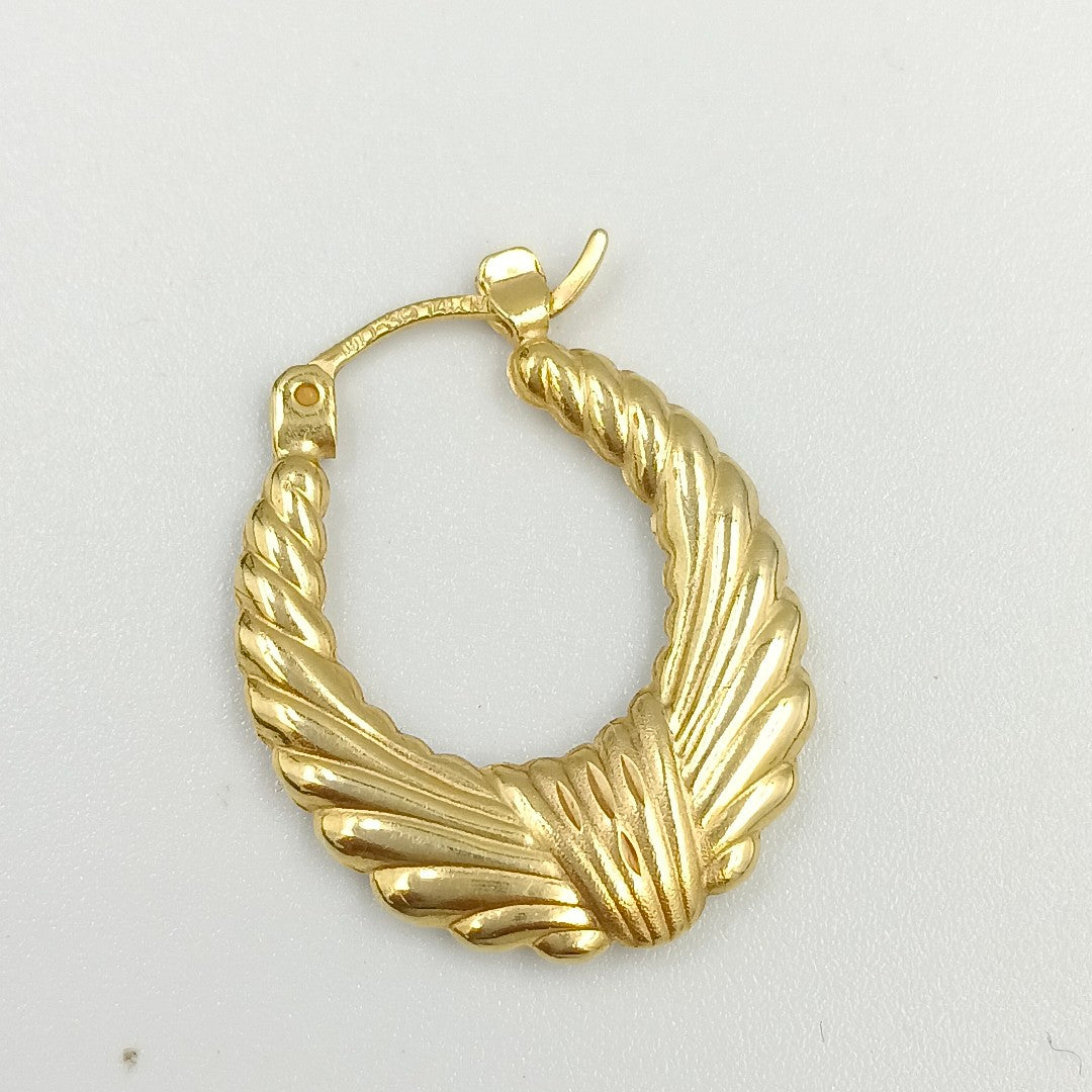 ARRACADAS PAR ORO 14 K 1,90 GRMS (SEMINUEVO)