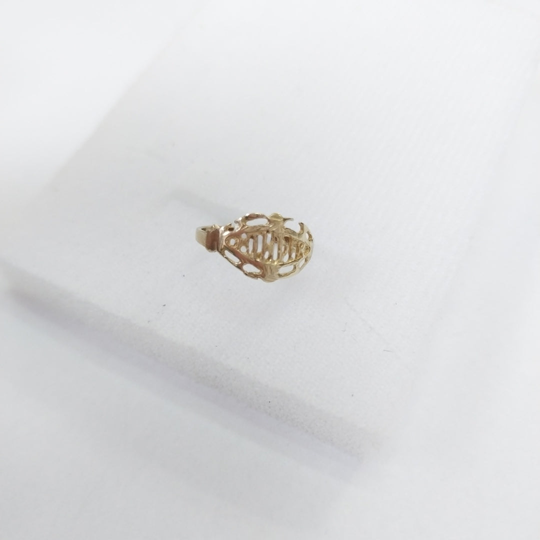ANILLO DE GRADUACIÓN ORO 10 K 0,70 GRMS (SEMINUEVO)