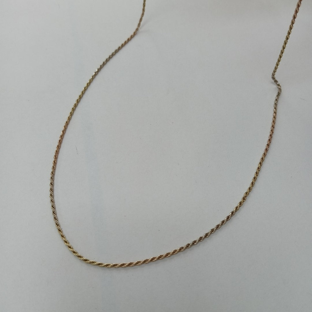 CADENA ORO,ORO COMBINADO 14 K 5,20 GRMS (SEMINUEVO)
