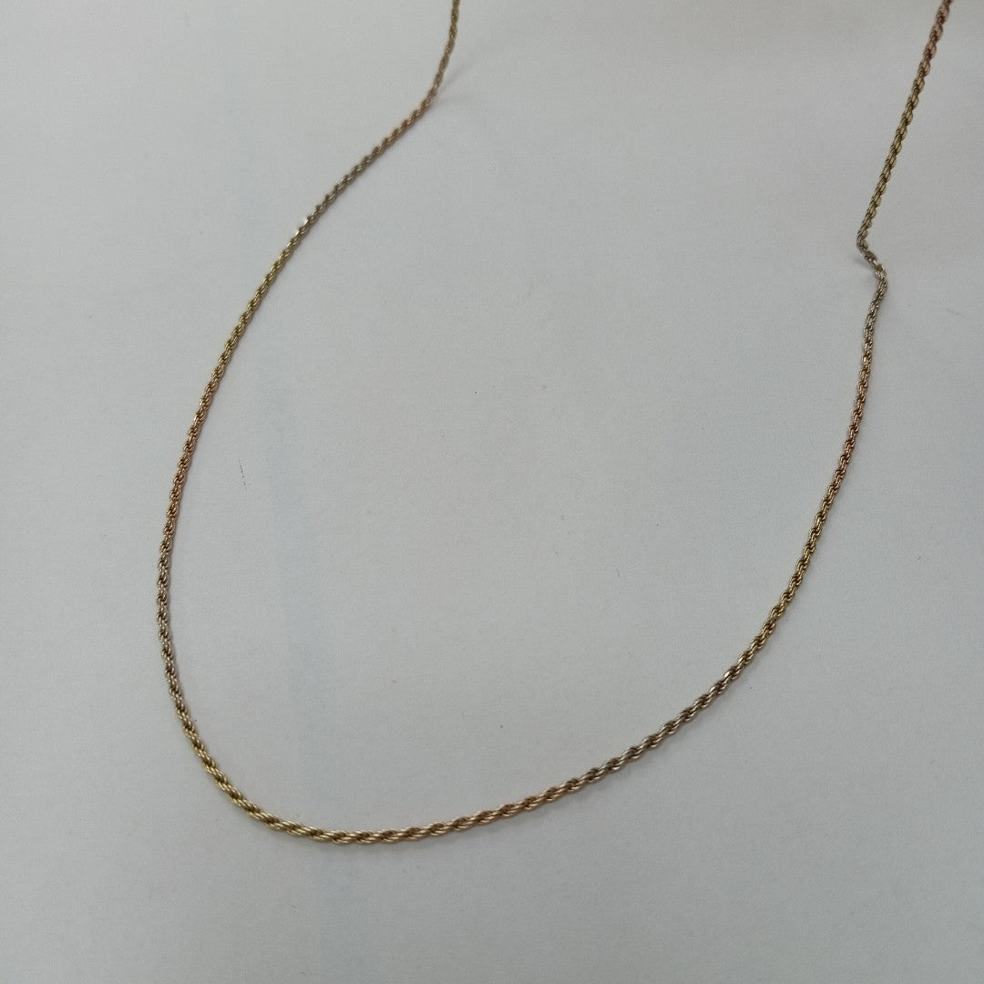 CADENA ORO,ORO COMBINADO 14 K 5,20 GRMS (SEMINUEVO)