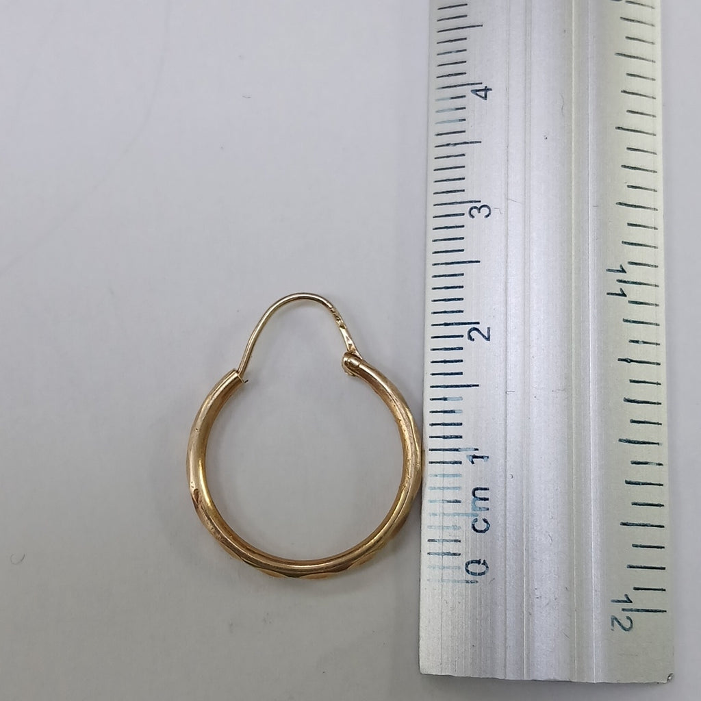 ARRACADAS PAR ORO 10 K 1.3 GRMS (SEMINUEVO)