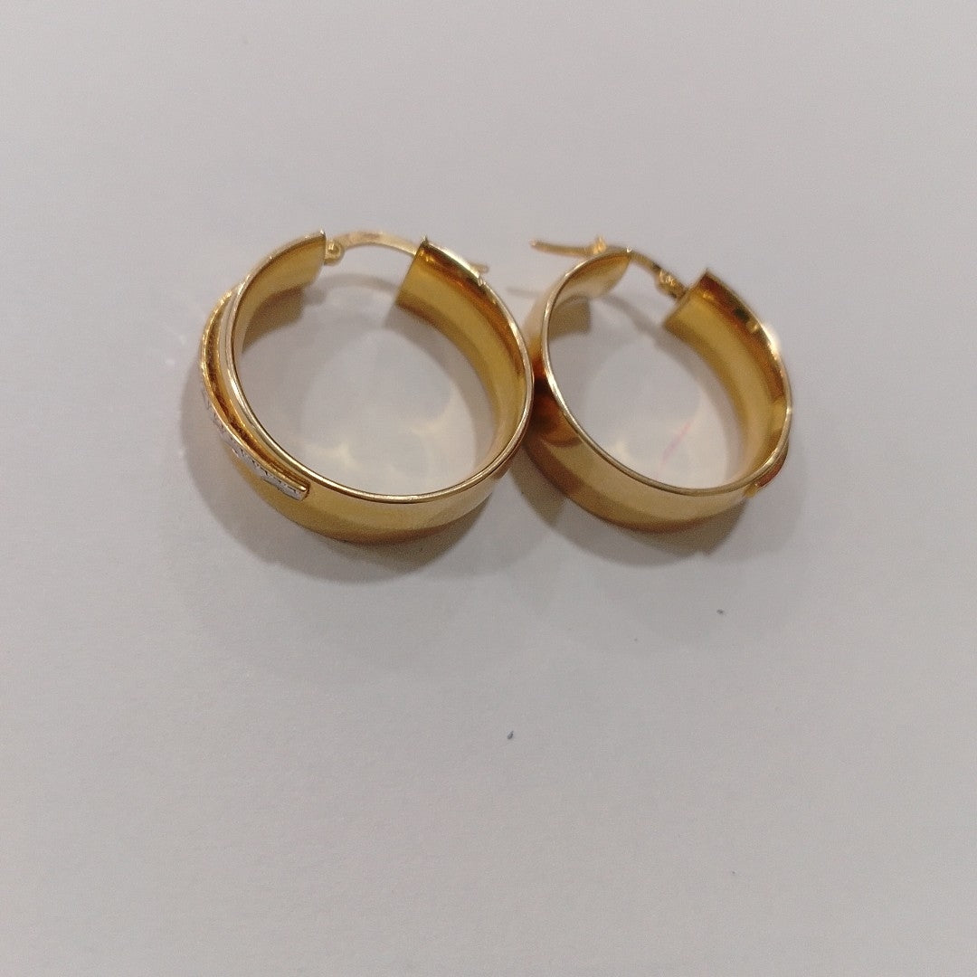 ARRACADAS PAR ORO 14 K 4.4 GRMS (SEMINUEVO)