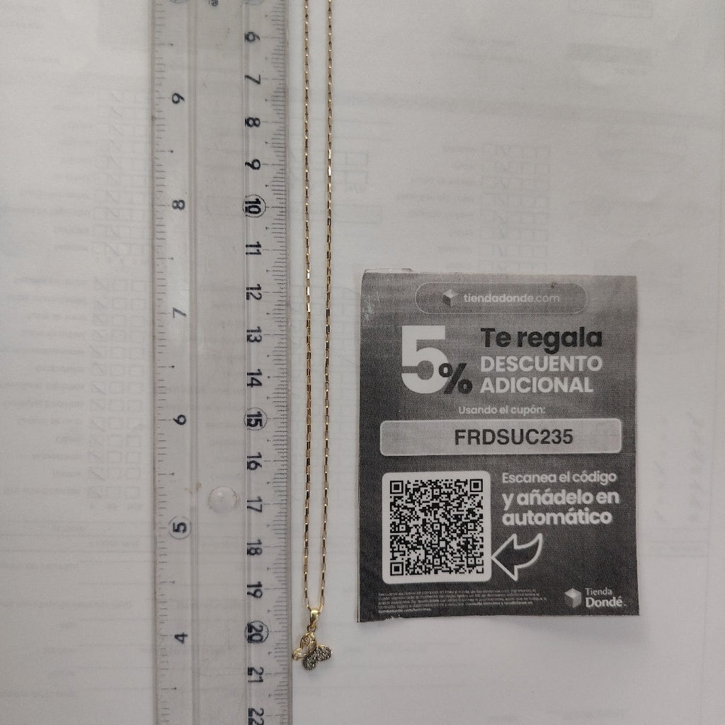 CADENA, DIJE ORO 10 K 1.3 GRMS (SEMINUEVO)