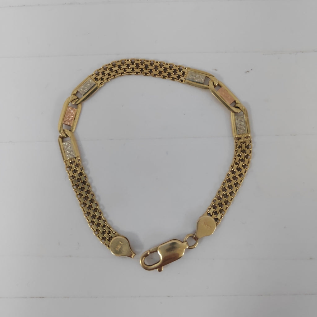 PULSERA ORO 14 K 9 GRMS (SEMINUEVO)