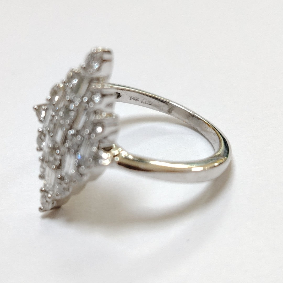 ANILLITO ORO, ORO BLANCO 14 K 3.5 GRMS (SEMINUEVO)