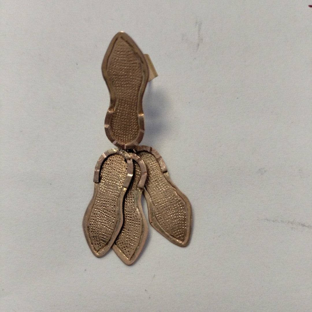 ARETES PAR ORO 10 K 6,70 GRMS (SEMINUEVO)