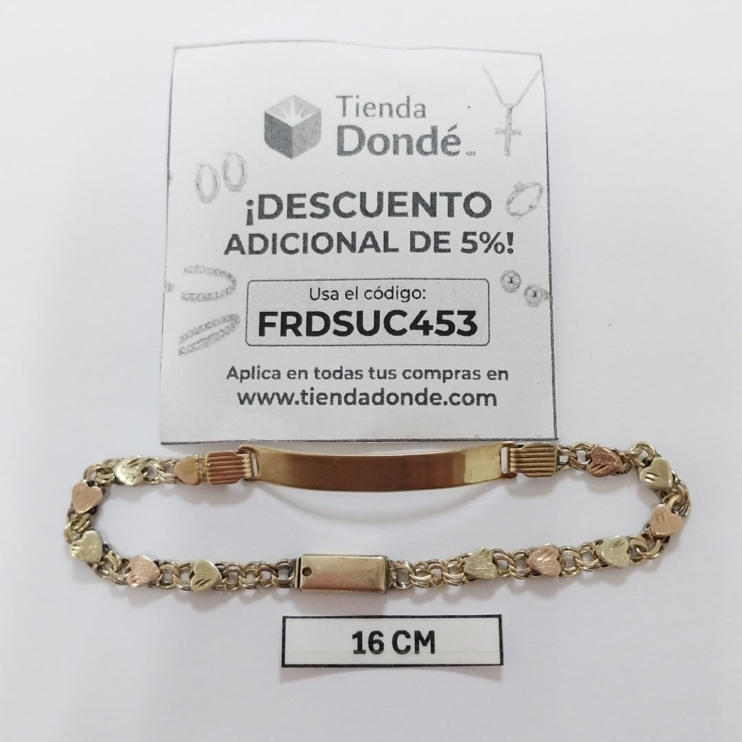 ESCLAVA ORO,ORO COMBINADO 10 K 4,60 GRMS (SEMINUEVO)