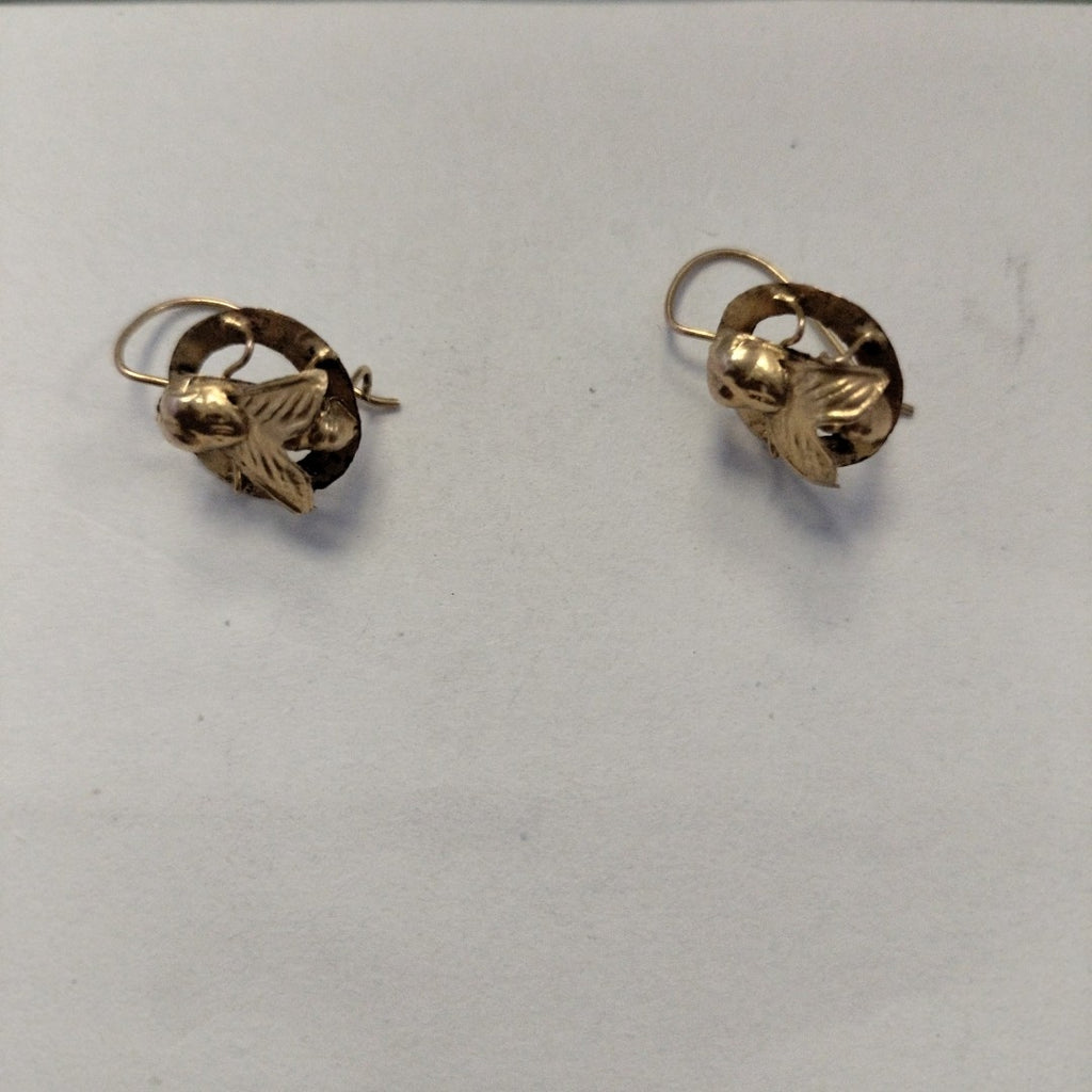 ARETES PAR ORO 10 K 1,10 GRMS (SEMINUEVO)