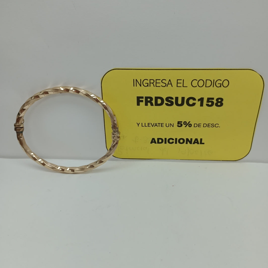 PULSERA RIGIDA ORO 10 K 6 GRMS (SEMINUEVO)