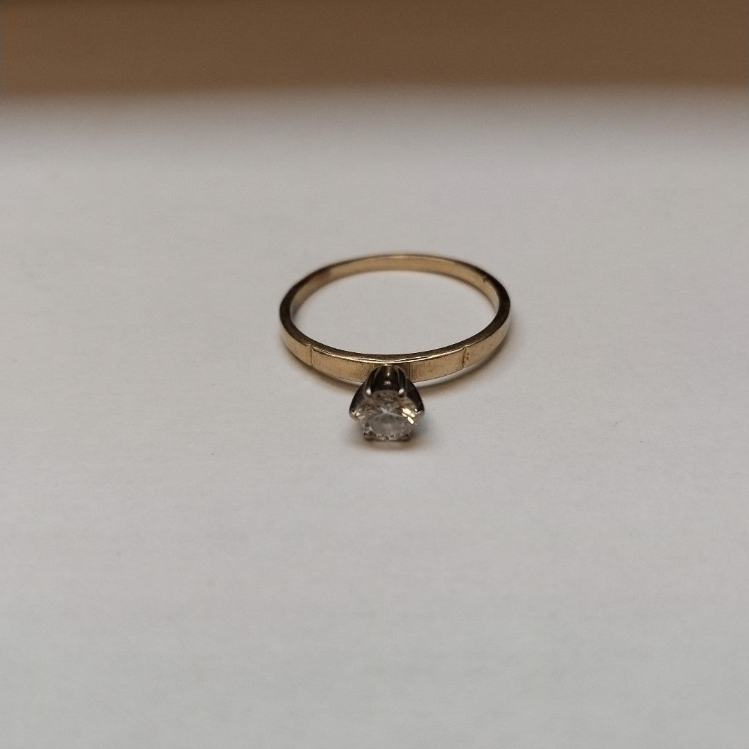 SOLITARIO ORO 14 K 2 GRMS (SEMINUEVO)