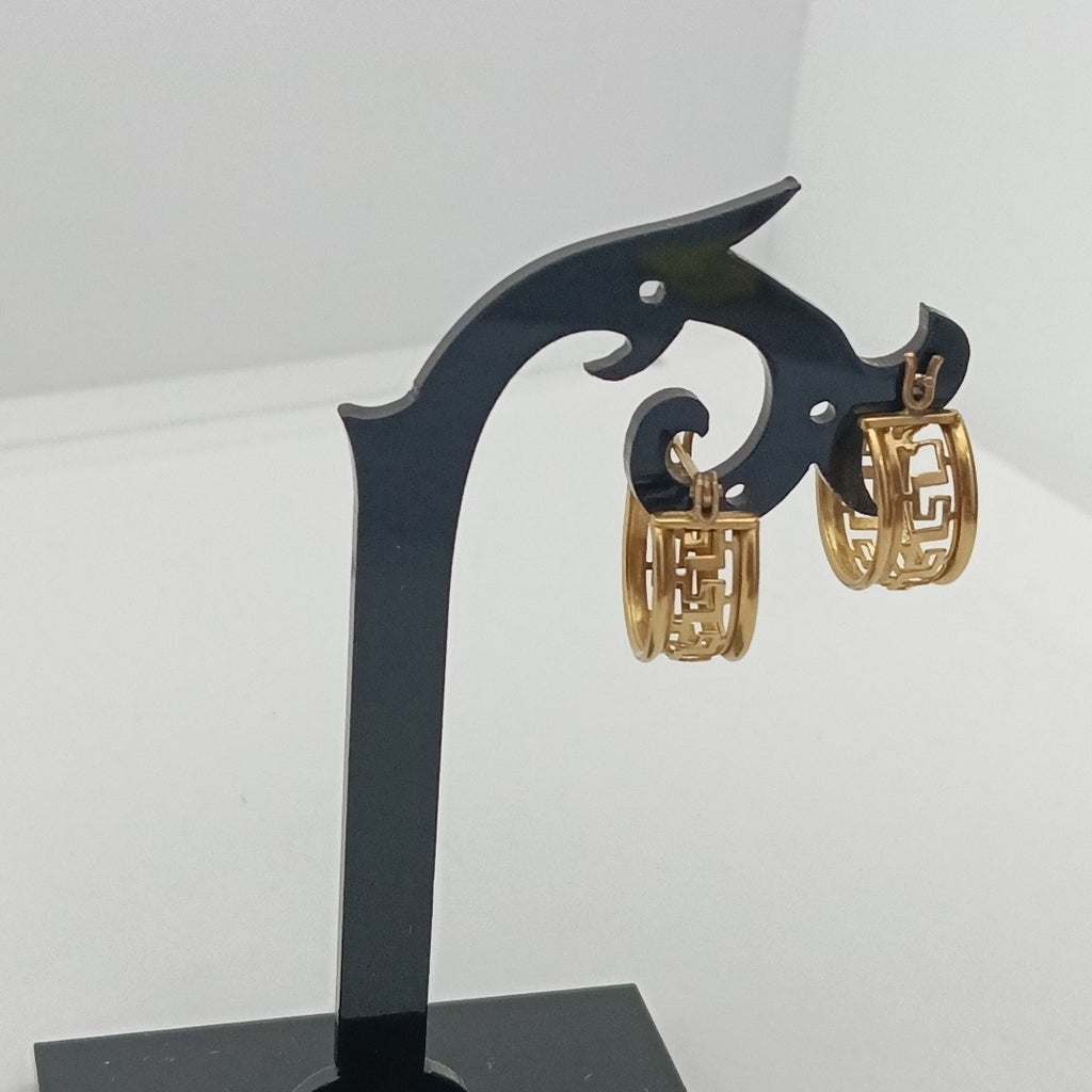 ARRACADAS PAR ORO 10 K 2.6 GRMS (SEMINUEVO)
