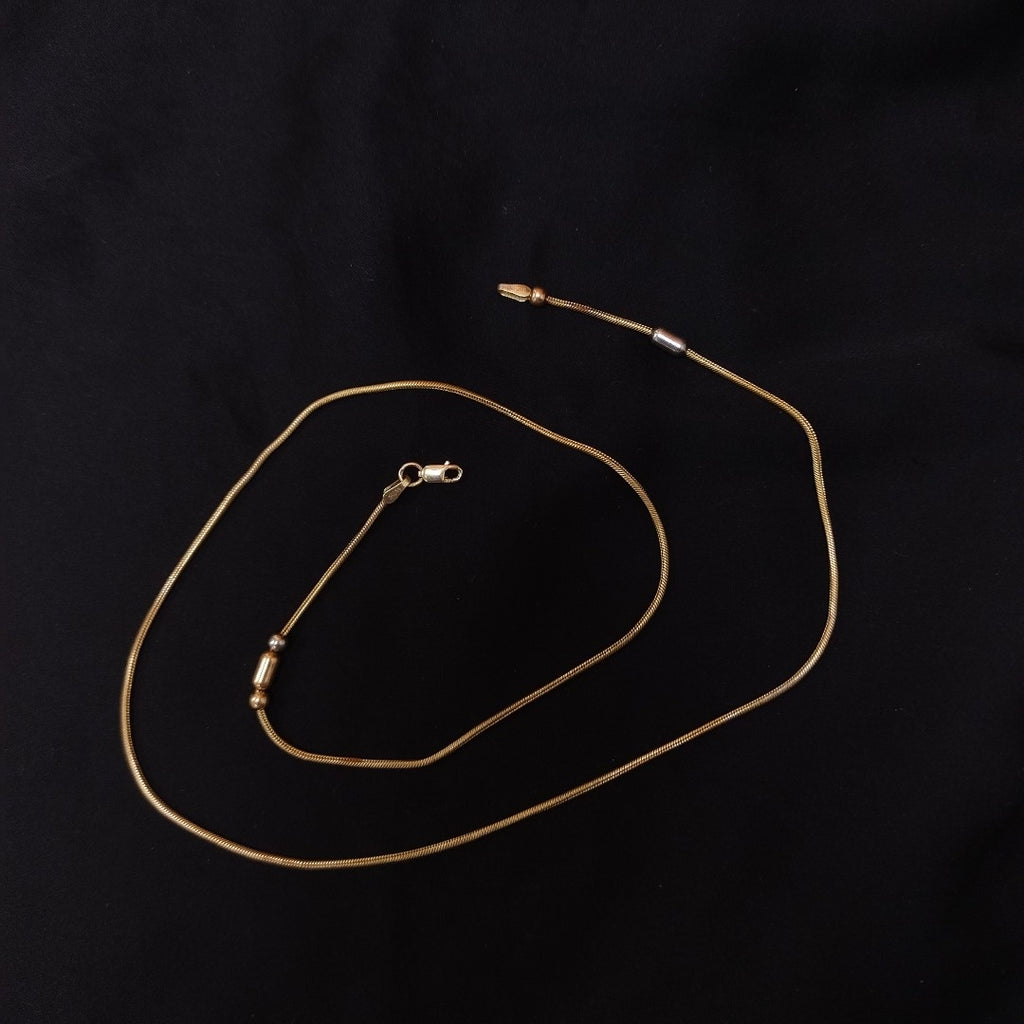GARGANTILLA ORO COMBINADO 10 K 5.2 GRMS (SEMINUEVO)