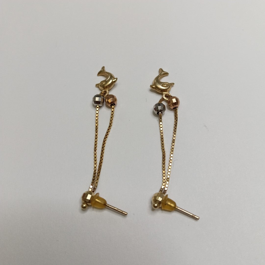 ARETES PAR ORO 10 K 2 GRMS (SEMINUEVO)