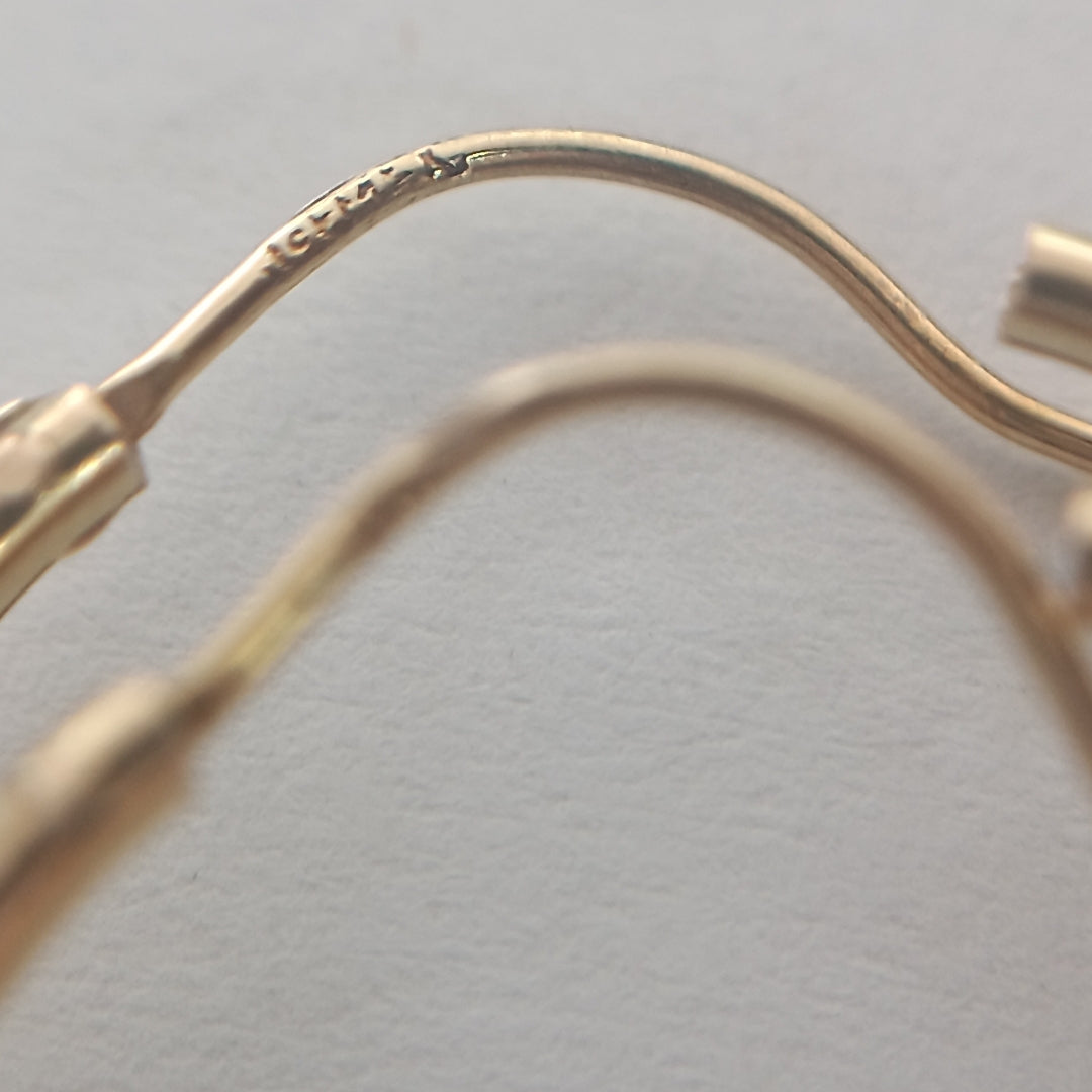 ARRACADAS PAR ORO 14 K 1.9 GRMS (SEMINUEVO)