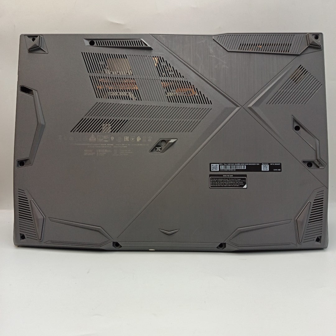 LAPTOP MSI THIN 15 B12UC-2442MX (2024) 512 GB SSD 16 GB RAM (SEMINUEVO)