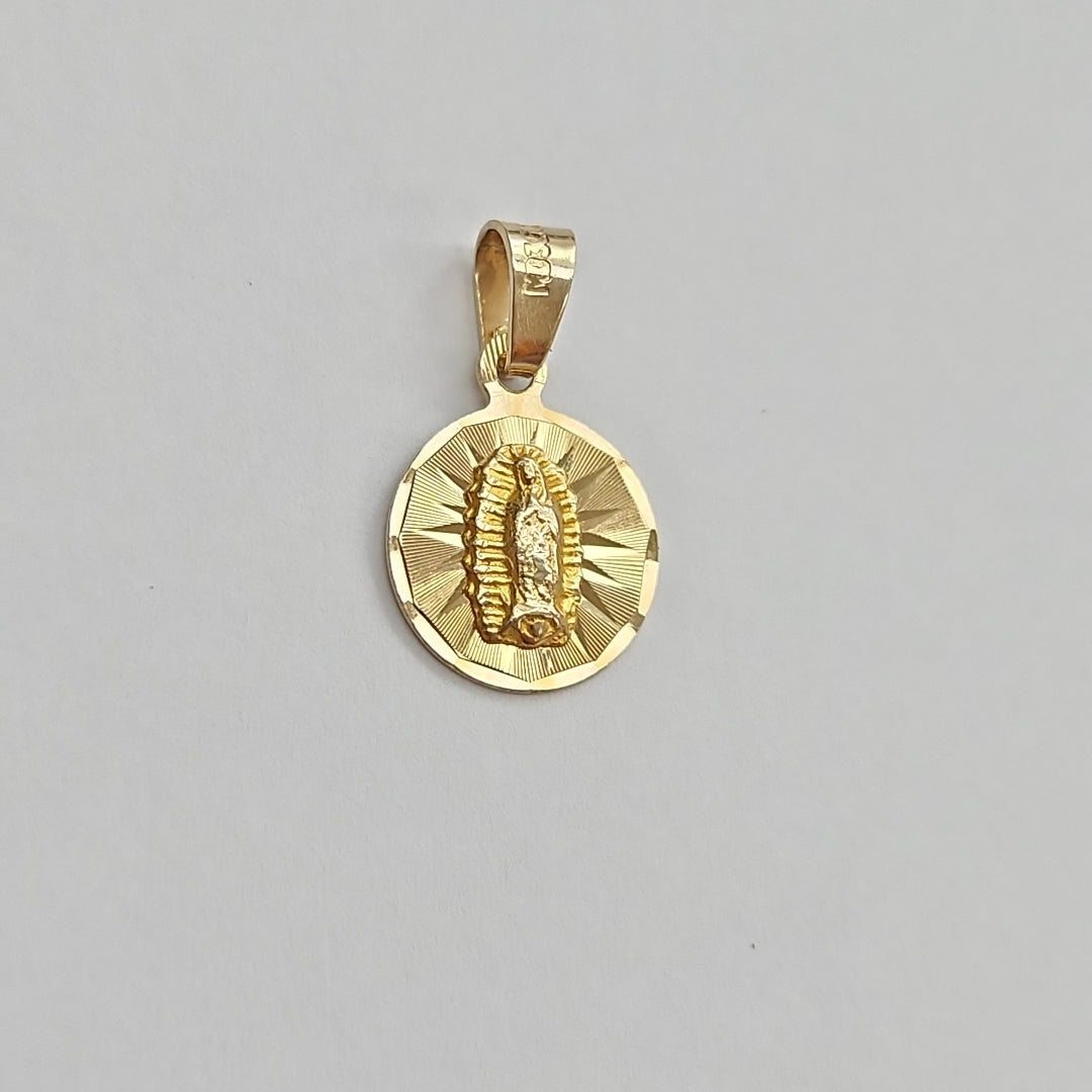 DIJE, MEDALLA RELIGIOSA ORO 14 K 1.1 GRMS (SEMINUEVO)