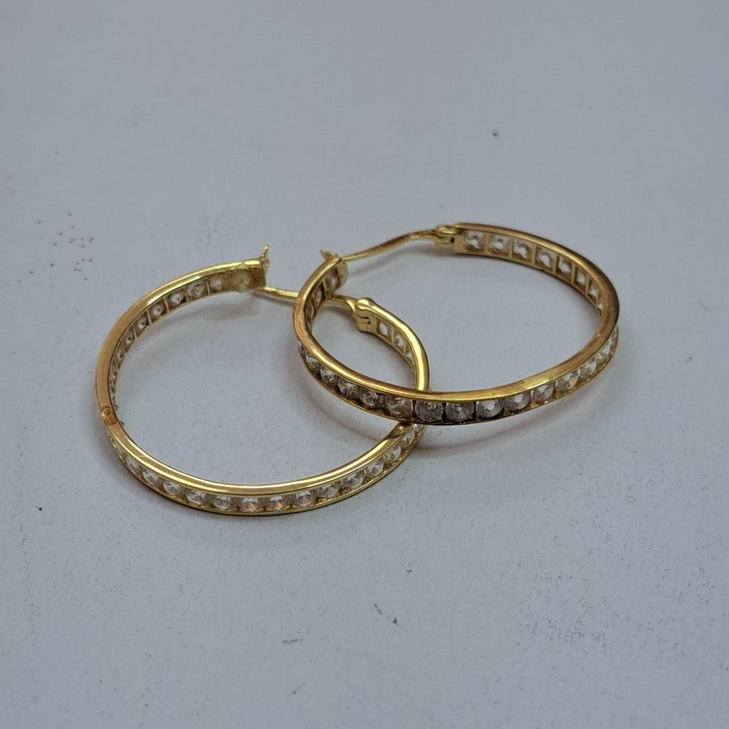 ARRACADAS PAR ORO 14 K 2.7 GRMS (SEMINUEVO)