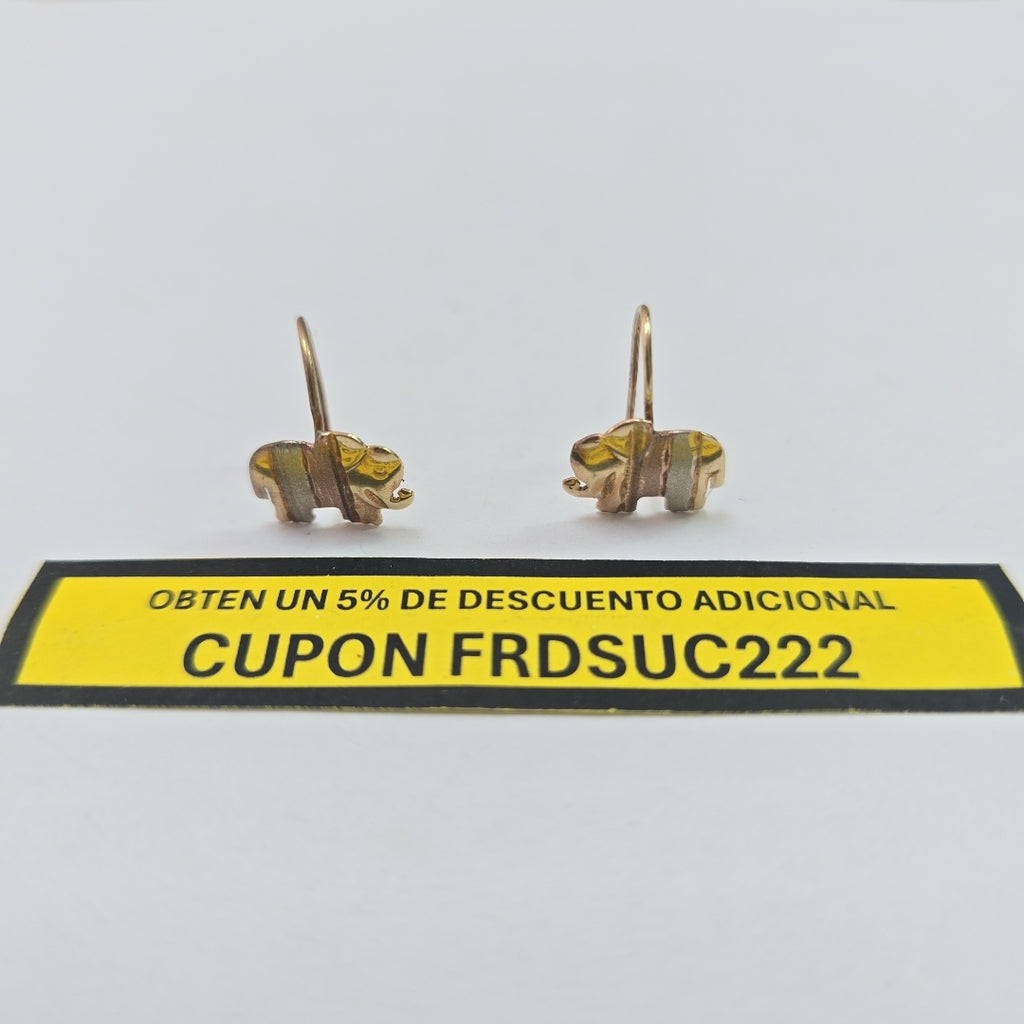 ARETES PAR ORO 10 K 1.1 GRMS (SEMINUEVO)