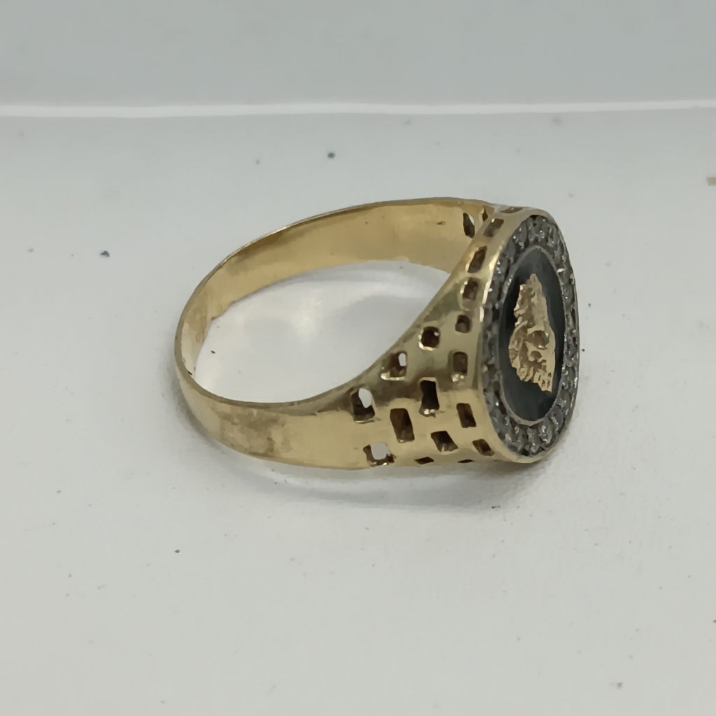 ANILLO ORO 14 K 8 GRMS (SEMINUEVO)