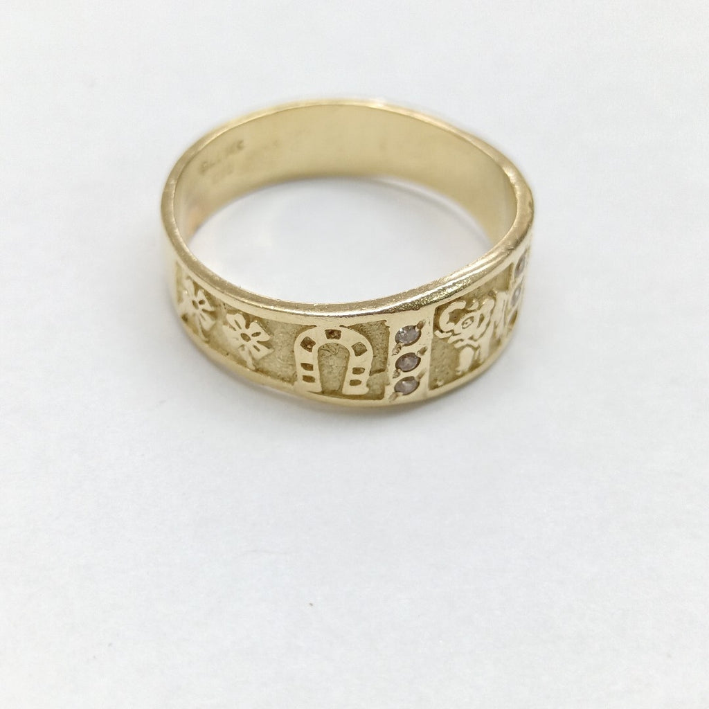 ANILLO ORO 14 K 5.3 GRMS (SEMINUEVO)