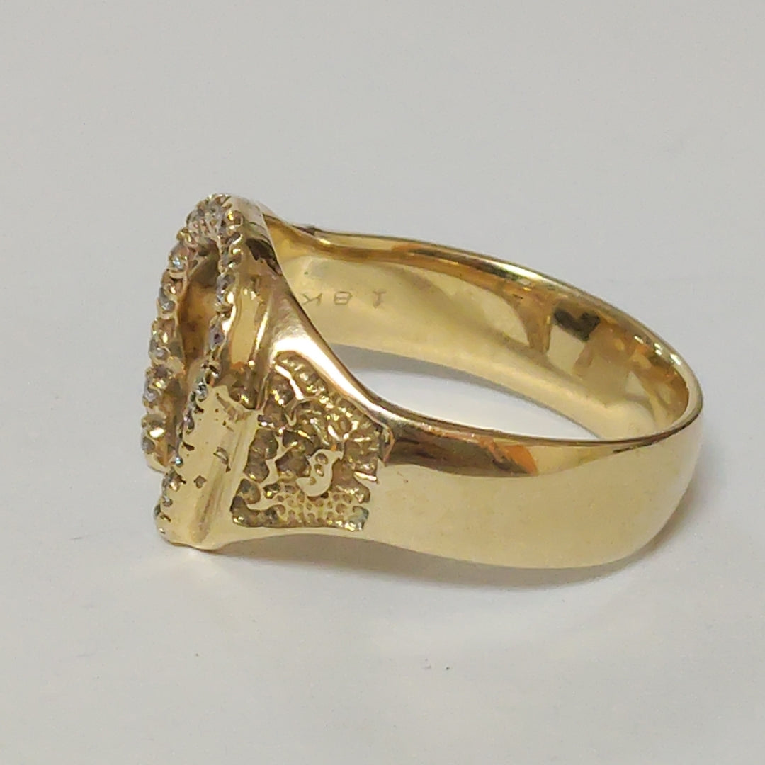 ANILLO ORO 18 K 12.9 GRMS (SEMINUEVO)