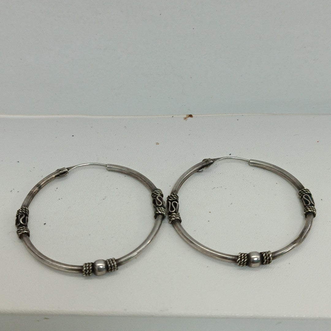 ARRACADAS PAR PLATA 4.9 GRMS (SEMINUEVO)