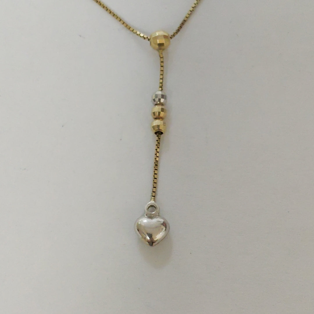 GARGANTILLA ORO, ORO COMBINADO 14 K 3 GRMS (SEMINUEVO)