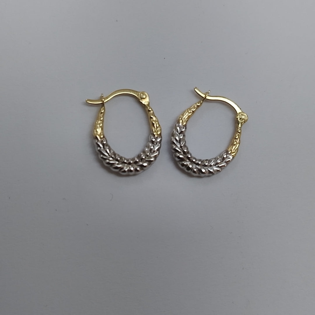 ARRACADAS PAR ORO 14 K 0.4 GRMS (SEMINUEVO)