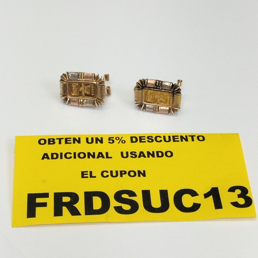 ARETES PAR ORO 14 K 6.7 GRMS (SEMINUEVO)