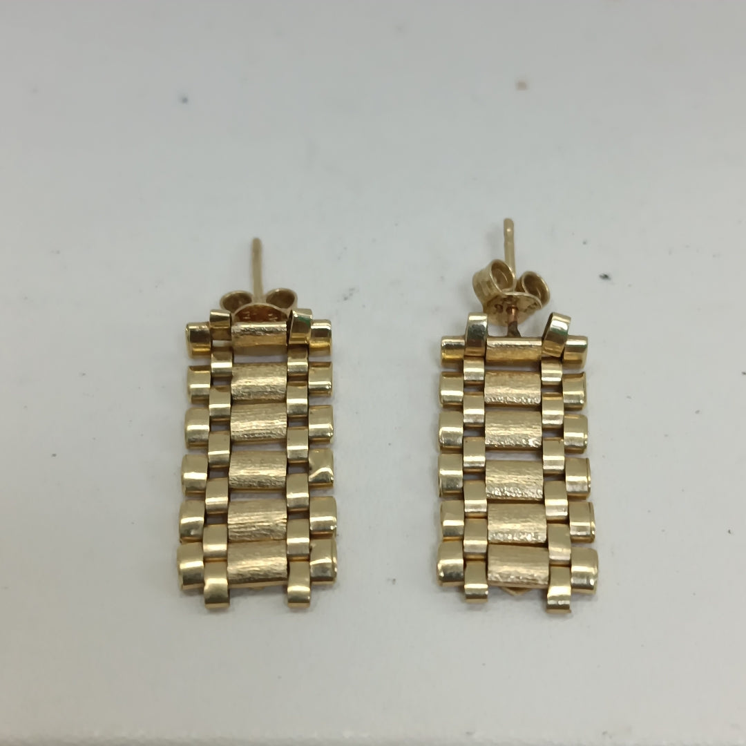 ARETES PAR ORO 14 K 3.6 GRMS (SEMINUEVO)