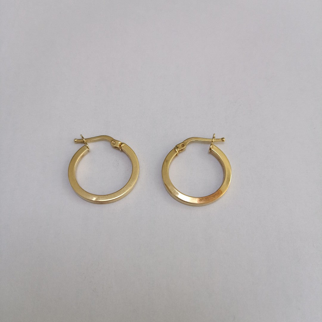 ARRACADAS PAR ORO 14 K 1.6 GRMS (SEMINUEVO)