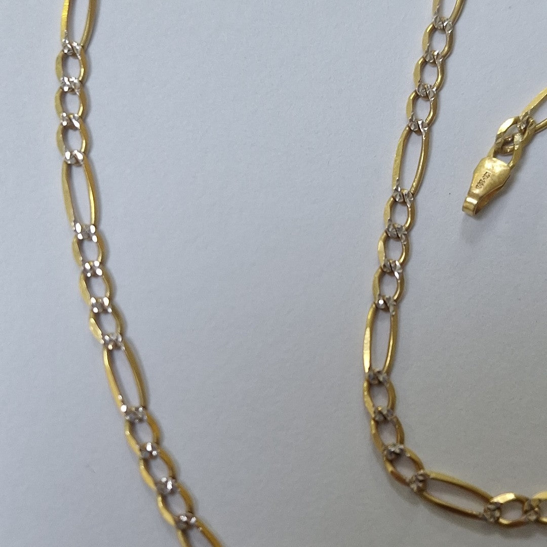 CADENA ORO, ORO PLATINO 14 K 8.5 GRMS (SEMINUEVO)