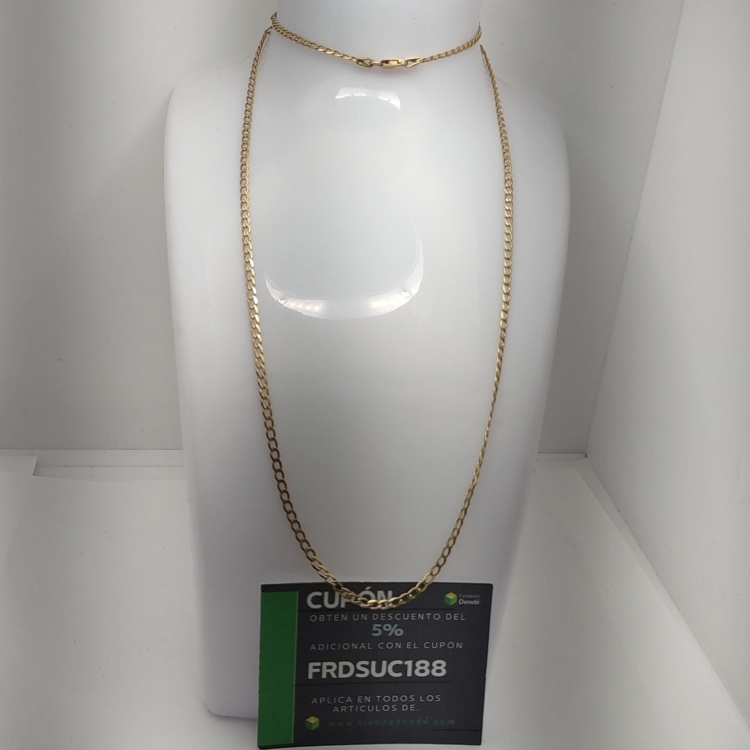 CADENA ORO 14 K 5.5 GRMS (SEMINUEVO)