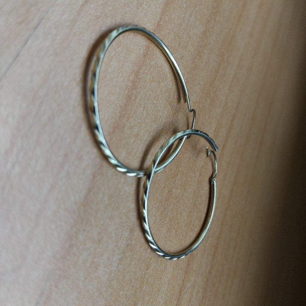 ARRACADAS PAR ORO 14 K 1.5 GRMS (SEMINUEVO)