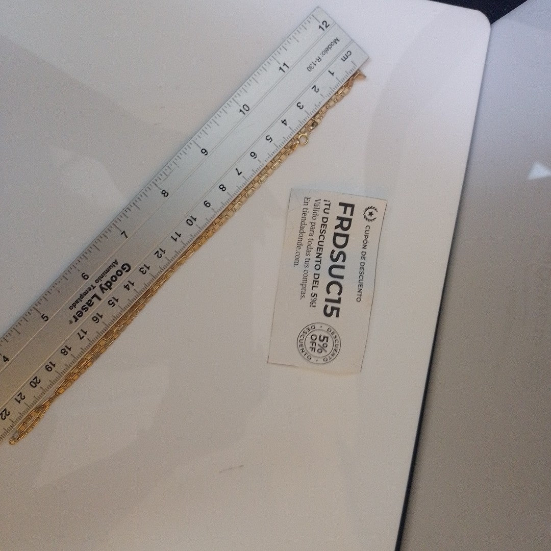CADENA ORO,RODIADO 14 K 5,70 GRMS (SEMINUEVO)