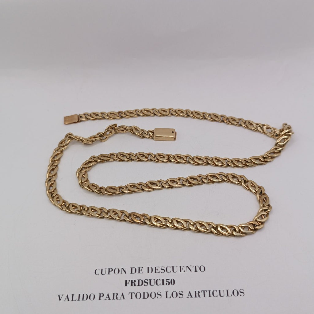 CADENA ORO 10 K 42.3 GRMS (SEMINUEVO)