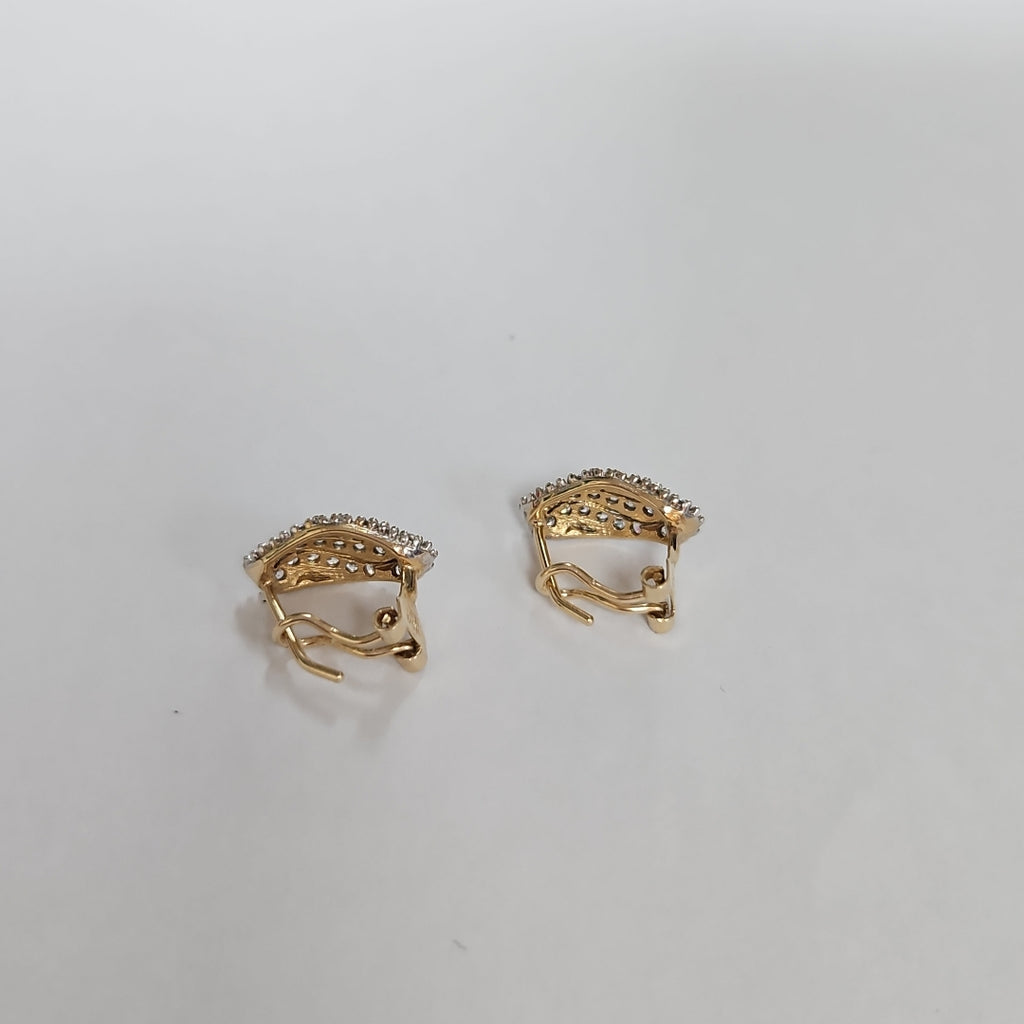ARETES PAR ORO 14 K 3,10 GRMS (SEMINUEVO)