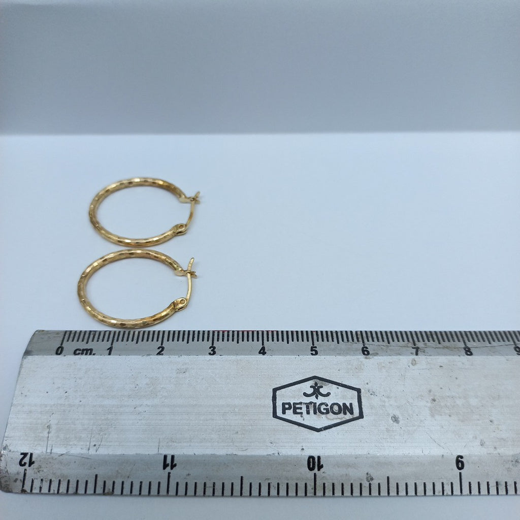 ARRACADAS PAR ORO 14 K 1.8 GRMS (SEMINUEVO)