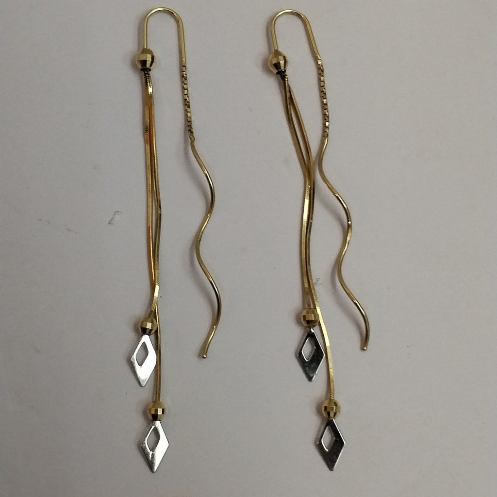 ARETES PAR ORO 14 K 2,30 GRMS (SEMINUEVO)