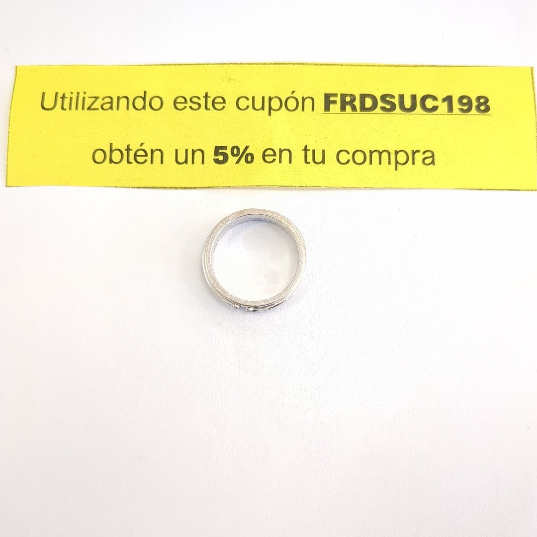 ARGOLLA ORO BLANCO 18 K 9 GRMS (SEMINUEVO)