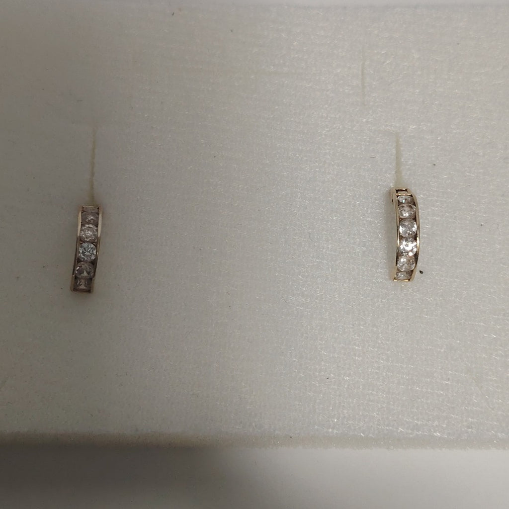 ARRACADAS PAR ORO 14 K 1,00 GRMS (SEMINUEVO)