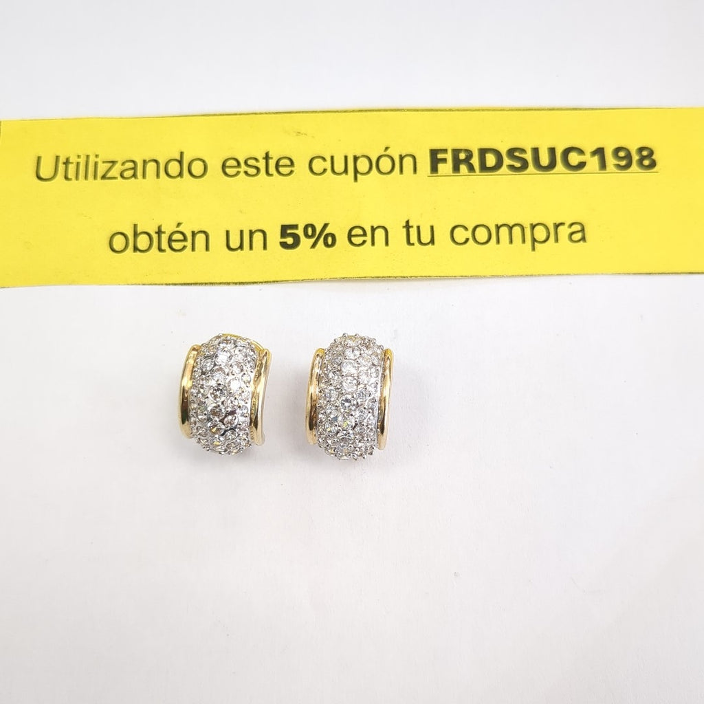 ARETES PAR ORO 14 K 7.1 GRMS (SEMINUEVO)